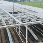 Solar Structure Installation at Kochi Metro Rail Ltd